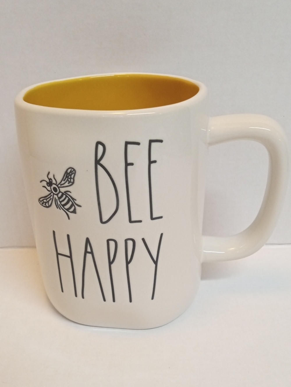 Bee Happy Rae Dunn Mug Artisan Collection By Magenta 202 Like New